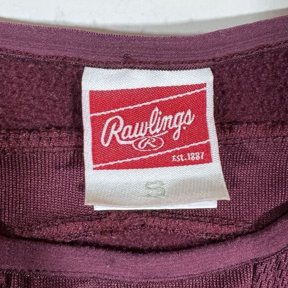 Rawlings Long Sleeve Performance Baseball Warm Up Shirt Pirate Logo Men's Small - Picture 8 of 11